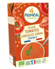 Velouté Tomates & Lentilles Corail - PRIMEAL dans le catalogue NaturéO