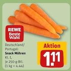 REWE Bad Camberg - Snack Möhren Angebot im Prospekt Snack Möhren bei REWE im Bad Camberg Prospekt für 1,11 €