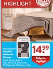 Kuscheldecke mit Fransen von HOME CREATION im aktuellen ALDI SÜD Prospekt für 14,99 €