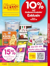 Netto Marken-Discount Discounter Prospekt der aktuellen Woche mit 2 Seiten, gültig von 15.12.2025 bis 20.12.2025, in Esens und Umgebung Aktueller Netto Marken-Discount Discounter Prospekt in Esens und Umgebung, "10% auf Molkerei-Produkte" mit 2 Seiten, 15.12.2025 - 20.12.2025