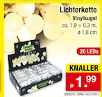 Lichterkette Vinylkugel Angebote bei Zimmermann Aurich für 1,99 €