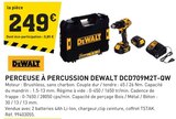 Promo PERCEUSE À PERCUSSION DCD709M2T-QW à 249,00 € dans le catalogue Tout Faire à Marcellaz-Albanais