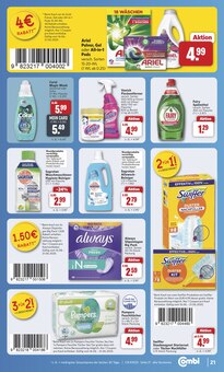 Waschmaschine im combi Prospekt "Markt - Angebote" mit 34 Seiten (Rheda-Wiedenbrück)