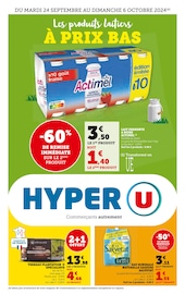 Prospectus Hyper U à Audincourt, "Hyper U", 1 page de promos valables du 24/09/2024 au 06/10/2024