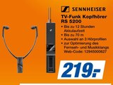 TV-Funk Kopfhörer RS 5200 Angebote von Sennheiser bei expert Wuppertal für 219,00 €