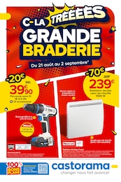 Prospectus Castorama à Tours, "C - LA TRÈÈÈÈS GRANDE BRADERIE", 16 pages, 21/08/2024 - 02/09/2024