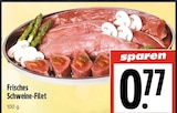 Frisches Schweine-Filet bei EDEKA im Merenberg Prospekt für 0,77 €