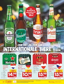 Bier im Netto Marken-Discount Prospekt "Aktuelle Angebote" mit 64 Seiten (Wismar)