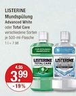 Mundspülung Advanced White von Listerine im aktuellen V-Markt Prospekt für 3,99 €