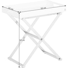 BEISTELLTISCH 52/32/50 cm Weiß, Chromfarben rechteckig Angebote von Joop! bei XXXLutz Borken für 329,00 €