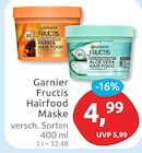 HairFood Maske Papaya von Garnier Fructis für 4,99 € bei budni im Angebot HairFood Maske Papaya von Garnier Fructis im aktuellen budni Prospekt
