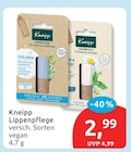 Lippenpflege von Kneipp im aktuellen budni Prospekt