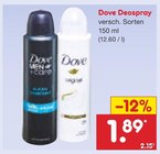 Aktuelle Deo Spray Angebote bei Netto Marken-Discount in Stuttgart Aktuelles Deospray Angebot bei Netto Marken-Discount in Stuttgart ab 1,89 €