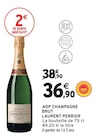 AOP Champagne Brut - Laurent Perrier - Intermarché Hyper à Saint-Denis AOP Champagne Brut - Laurent Perrier en promo chez Intermarché Hyper Saint-Denis à 36,90 €