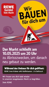 Aktueller REWE Prospekt "Dein Markt" Seite 1 von 2 Seiten für Delitzsch