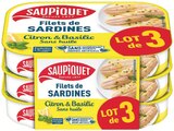 Filets de sardine - SAUPIQUET - Supermarchés Match à Nancy Filets de sardine - SAUPIQUET en promo chez Supermarchés Match Nancy à 6,90 €