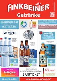 Finkbeiner Prospekt für Überlingen: "DIE DURSTSTRECKE ENDET HIER", 12 Seiten, 08.06.2026 - 04.07.2026