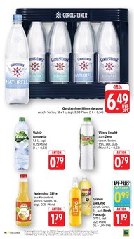 Volvic im aktuellen EDEKA Prospekt (Weinheim) Volvic im EDEKA Prospekt "Aktuelle Angebote" mit 51 Seiten (Weinheim)