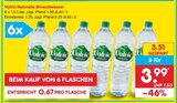 Aktuelles Naturelle Mineralwasser Angebot bei Netto Marken-Discount in Freiberg ab 3,99 €