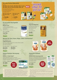 Schmerzgel Angebot & Preis im aktuellen VITALIA Reformhaus Prospekt Schmerzgel Angebot im aktuellen VITALIA Reformhaus Prospekt auf Seite 4