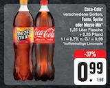 verschiedene Sorten, Fanta, Sprite oder Mezzo Mix im Angebot bei E center in Chemnitz verschiedene Sorten, Fanta, Sprite oder Mezzo Mix Angebote von Coca-Cola bei E center Chemnitz für 0,99 €