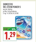 WC-STEIN POWER 5 im Angebot bei Marktkauf in Wermelskirchen WC-STEIN POWER 5 Angebote von Domestos bei Marktkauf Wermelskirchen für 1,29 €