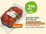 Bio-Cherrystrauchtomaten von demeter tegut... im aktuellen tegut Prospekt für 2,99 €