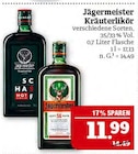 Kräuterlikör Angebote von Jägermeister bei Marktkauf Erlangen für 11,99 €