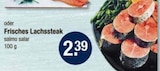 Frisches Lachssteak von  im aktuellen V-Markt Prospekt für 2,39 €