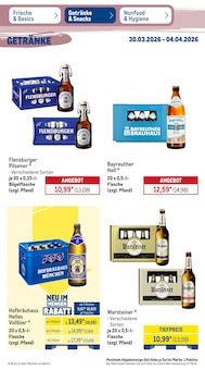 Warsteiner im aktuellen METRO Prospekt (Euskirchen) Warsteiner im METRO Prospekt "Wochenangebote" mit 54 Seiten (Euskirchen)