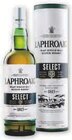 SINGLE MALT SCOTCH WHISKY SELECT 40° - LAPHROAIG en promo à 27,62 € chez Hyper U SINGLE MALT SCOTCH WHISKY SELECT 40° - LAPHROAIG dans le catalogue Hyper U