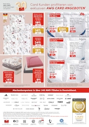 Aktueller AWG Prospekt mit Kissen, "30 JAHRE AWG CARD", Seite 16