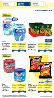 Chips im aktuellen METRO Prospekt (Ulm) Chips im METRO Prospekt "Wochenangebote Getränke&Snacks" mit 51 Seiten (Ulm)