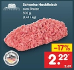 Schweine Hackfleisch von Gut Ponholz im aktuellen Netto Marken-Discount Prospekt