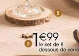 Dessous de verre en promo chez Carrefour Montbéliard à 1,99 €