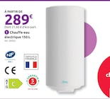 Chauffe-eau électrique 150 L - Olympic - Mr.Bricolage à Rennes Chauffe-eau électrique 150 L - Olympic en promo chez Mr.Bricolage Rennes à 289,00 €