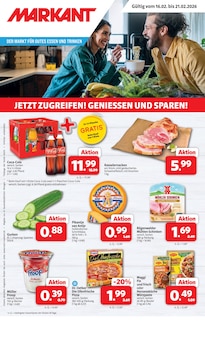 Markant Nordwest Prospekt der Woche "DER MARKT FÜR GUTES ESSEN UND TRINKEN" Seite 1, 16.02.2026 bis 21.02.2026 für Barßel Aktueller Markant Nordwest Prospekt "DER MARKT FÜR GUTES ESSEN UND TRINKEN" Seite 1 von 16 Seiten für Barßel