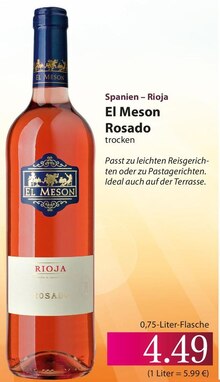Spanien – Rioja El Meson Rosado bei famila Nordost in Bielefeld Spanien – Rioja El Meson Rosado im Angebot bei famila Nordost Bielefeld für 4,49 €