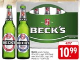 Beck's versch. Sorten Angebote von Beck's bei E center Lahr für 10,99 €