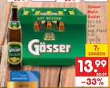 Natur Radler Angebote von Gösser bei Netto Marken-Discount Gera für 13,99 €