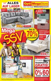 Polstermöbel im Opti-Megastore Prospekt in Bremerhaven Aktueller Opti-Megastore Prospekt mit Polstermöbel, "Mega SSV", Seite 1