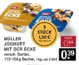 Joghurt mit der Ecke im Angebot bei EDEKA in Bottrop Joghurt mit der Ecke Angebote von Müller bei EDEKA Bottrop für 0,39 €