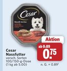 Nassfutter im Angebot bei combi in Ahlen Nassfutter Angebote von Cesar bei combi Ahlen für 0,75 €