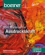 boesner Prospekt "Vom Material zur Ausdruckskraft", 72 Seiten, für Unna, 12.11.2019 - 21.12.2019 boesner Prospekt "Vom Material zur Ausdruckskraft", 72 Seiten, für Unna, 12.11.2019 - 21.12.2019