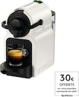 Machine à café Nespresso Inissia blanche - KRUPS - Carrefour à Dunkerque Machine à café Nespresso Inissia blanche - KRUPS en promo chez Carrefour Dunkerque à 79,99 €