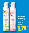 Duftspray im Lidl Prospekt Duftspray von Air by W5 im aktuellen Lidl Prospekt für 1,79 €
