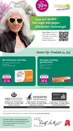 Apotheke Prospekt von mea - meine apotheke in Deiningen Aktueller mea - meine apotheke Apotheken Prospekt für Deiningen: Unsere Juli-Angebote mit 4} Seiten, 01.07.2025 - 31.07.2025