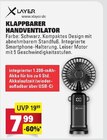 Klappbarer Handventilator im Angebot bei E center in Schwäbisch Gmünd Klappbarer Handventilator Angebote von XLAYER bei E center Schwäbisch Gmünd für 7,99 €