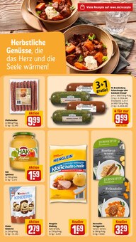 Fleisch im REWE Prospekt "Dein Markt" mit 18 Seiten (Aachen)