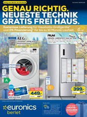 EURONICS Elektromärkte Prospekt der aktuellen Woche mit 20 Seiten, gültig von 26.03.2026 bis 04.04.2026, in Kamen und Umgebung Aktueller EURONICS Elektromärkte Prospekt in Kamen und Umgebung, "GENAU RICHTIG. NEUESTE TECHNIK GRATIS FREI HAUS." mit 20 Seiten, 26.03.2026 - 04.04.2026